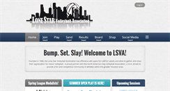 Desktop Screenshot of lonestarvolleyball.org
